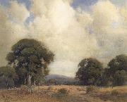 unknow artist California Landscape with Oaks and Fence china oil painting reproduction